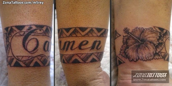 Tattoo Of Carmen Names Bracelets