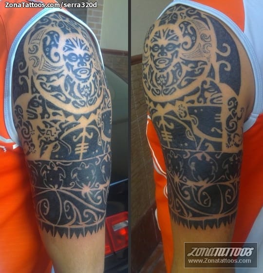 Foto de tatuaje Cover Up, Maoríes