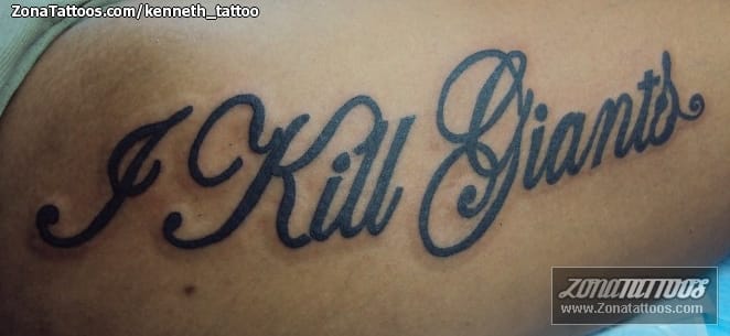 Foto de tatuaje Frases, Letras