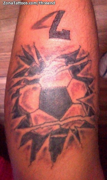 Tattoo photo Soccer-Football, Cracks, Sports