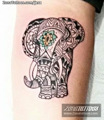 Tattoo photo Elephants, Animals