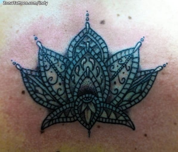 Tattoo photo Lotus, Mandalas, Flowers