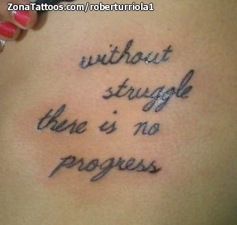 Tattoo photo Messages, Letters