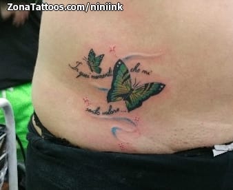 Foto de tatuaje Mariposas, Insectos