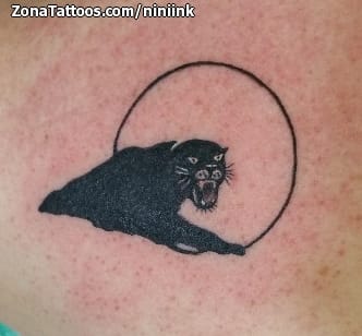 Tattoo photo Panthers, Animals