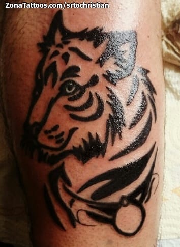 Tattoo photo Tigers, Animals