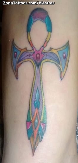 Tattoo photo Egyptian, Ankh