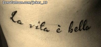 Tattoo photo Letters, Messages