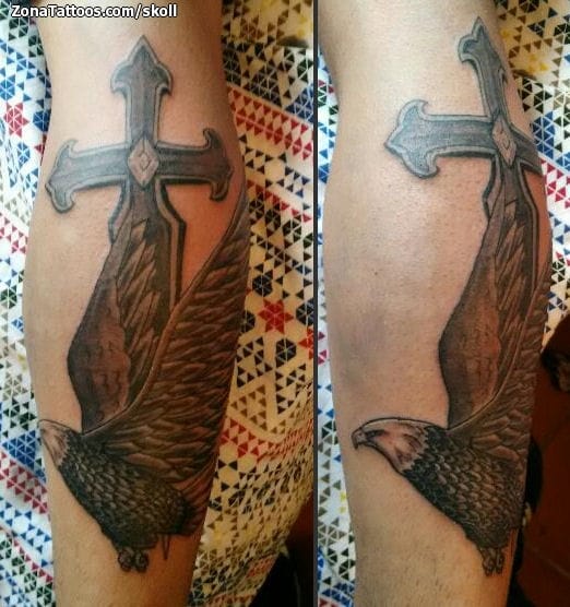 Foto de tatuaje Águilas, Aves, Animales