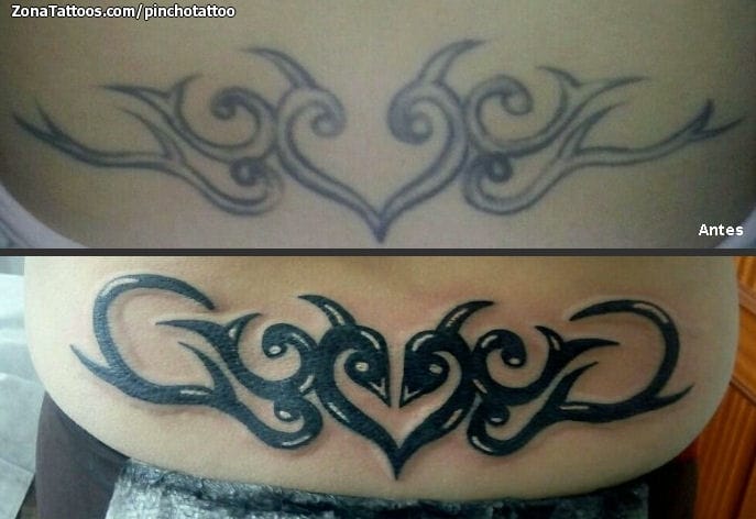 Foto de tatuaje Cover Up, Tribales