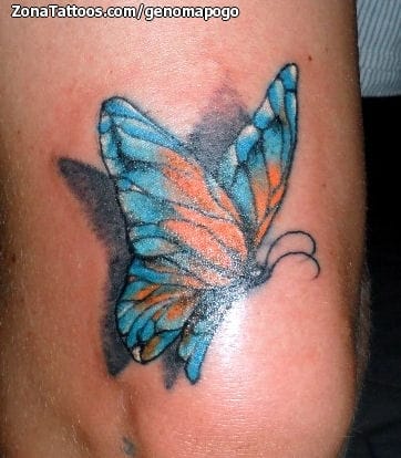 Foto de tatuaje Mariposas, Cover Up, Insectos