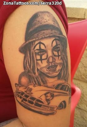 Tattoo photo Chicanos, Cars