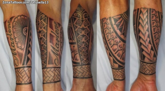 Foto de tatuaje Antebrazo, Maoríes