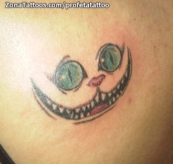 Tattoo photo Cheshire, Cats