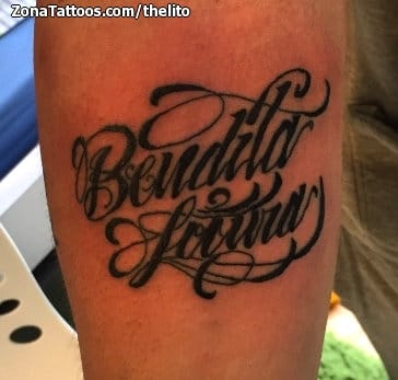 Foto de tatuaje Letras, Frases