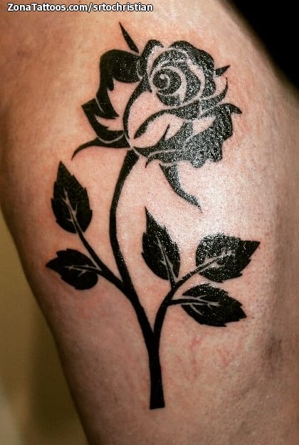 Foto de tatuaje Flores, Rosas