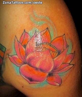 Foto de tatuaje Flores, Lotos