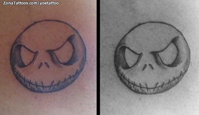 Foto de tatuaje Tim Burton, Jack Skellington