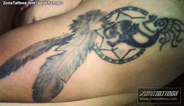 Tattoo photo Dreamcatcher, Cover Up