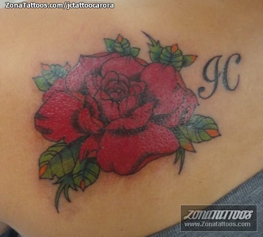 Tattoo photo Roses, Flowers