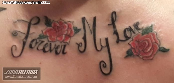 Foto de tatuaje Letras, Frases