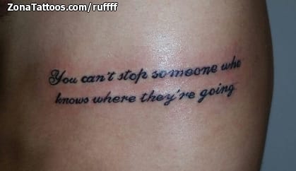 Tattoo photo Messages, Letters