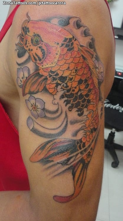 Tattoo photo Fish, Koi, Asian