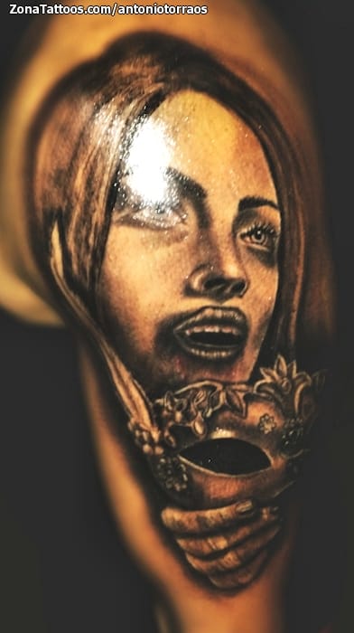 Foto de tatuaje Vampiros, Máscaras