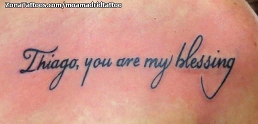 Foto de tatuaje Letras, Frases