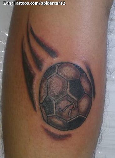 Foto de tatuaje Balones, Fútbol, Deportes