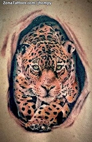 Tattoo photo Jaguar, Animals