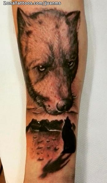 Tattoo photo Wolfs, Animals