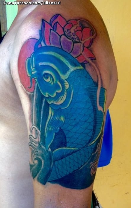 Tattoo photo Koi, Fish, Animals