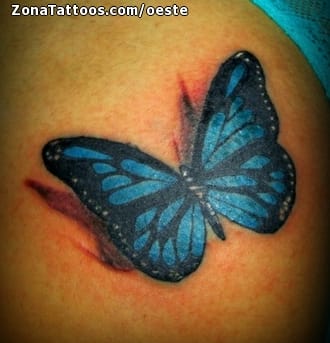 Foto de tatuaje Mariposas, Insectos