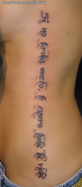 Tattoo photo Messages, Letters