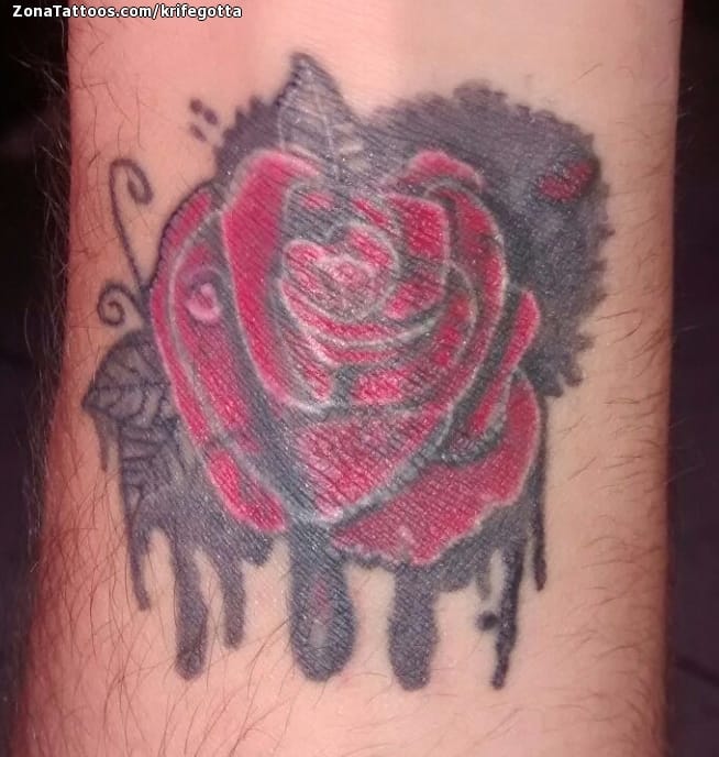 Foto de tatuaje Rosas, Flores