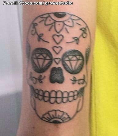 Foto de tatuaje Sugar Skull