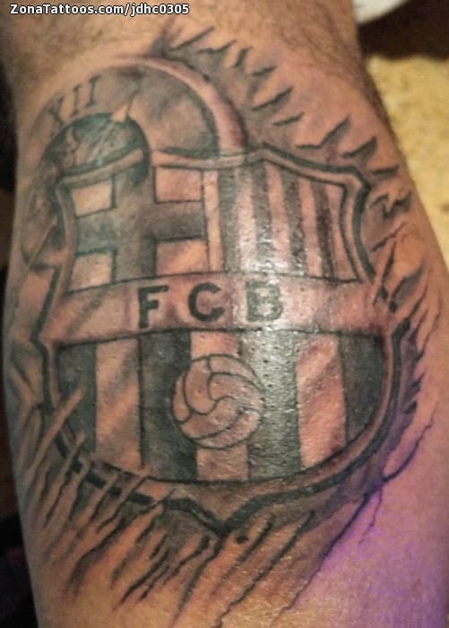 Foto de tatuaje Escudos, Fútbol, Deportes