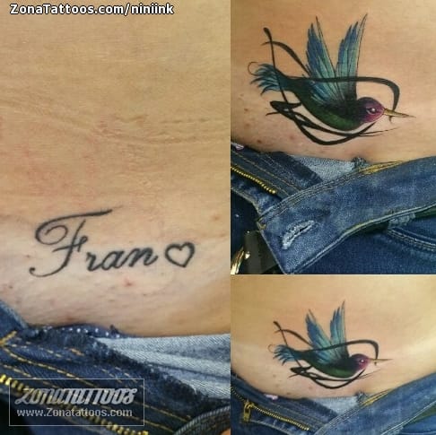 Foto de tatuaje Cover Up, Aves, Animales