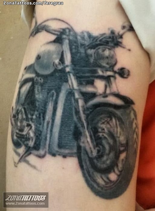 Foto de tatuaje Motos, Vehículos