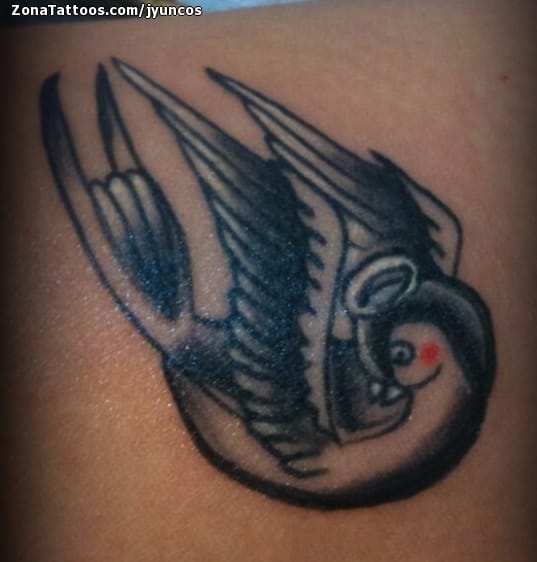 Foto de tatuaje Golondrinas, Aves, Animales