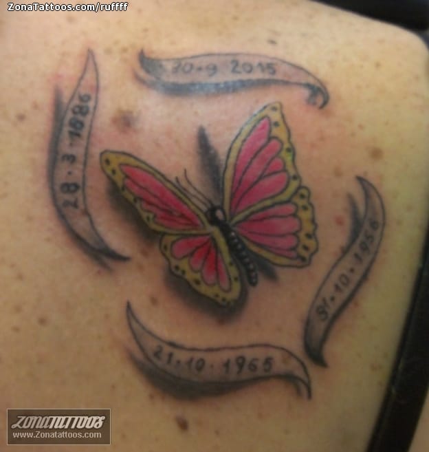 Tattoo photo Butterflies, Insects