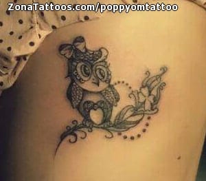 Tattoo photo Owls, Birds, Animals