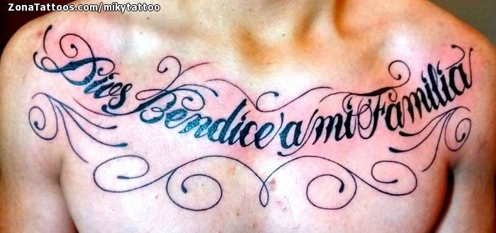 Tattoo photo Messages, Letters, Flourish