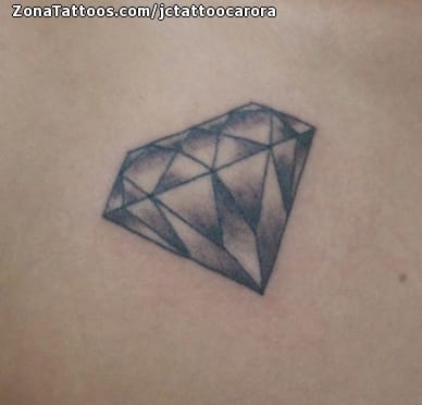 Foto de tatuaje Diamantes