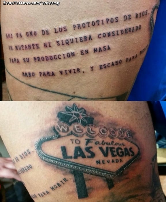 Foto de tatuaje Frases, Letras, Logos