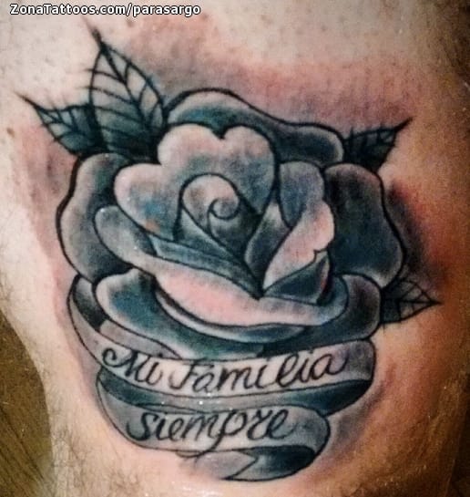 Foto de tatuaje Rosas, Flores, Old School