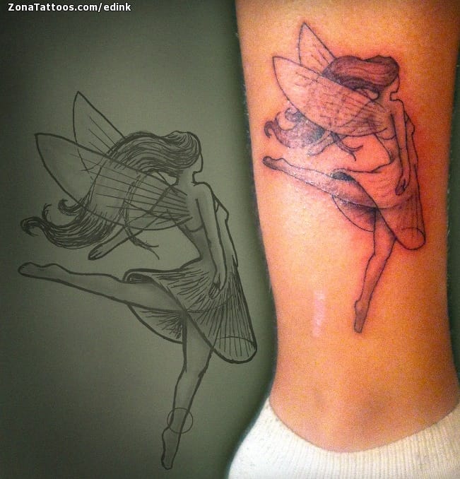 Tattoo photo Fairies, Ballerinas, Fantasy