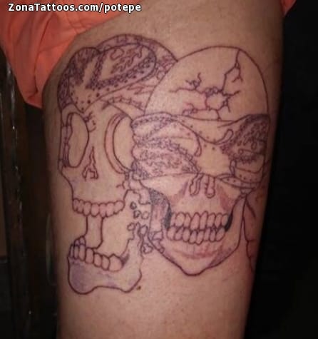 Foto de tatuaje Calaveras, Góticos