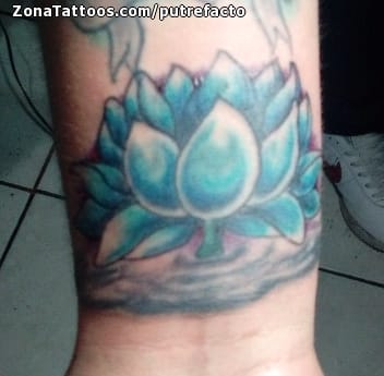 Foto de tatuaje Lotos, Flores, Orientales